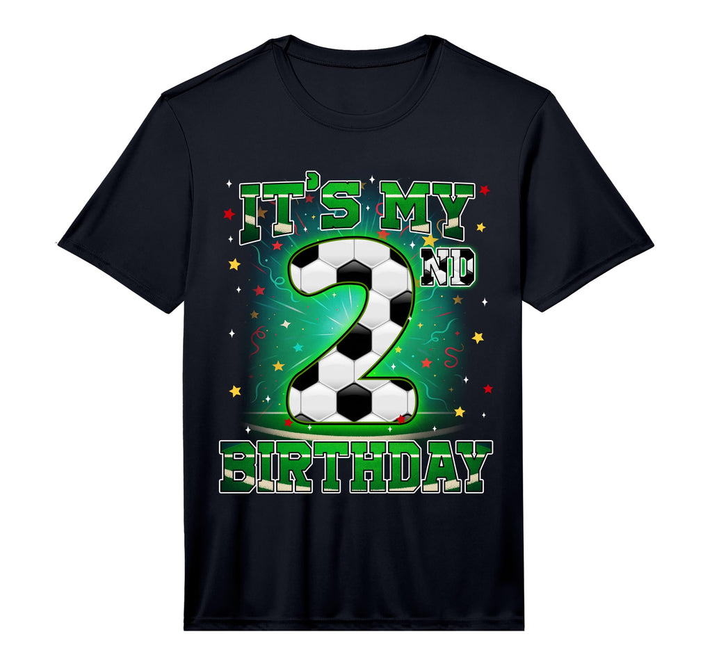 Its My 2Nd Birthday Soccer 2 Years Old T-Shirt - Unique Graphic for Adults