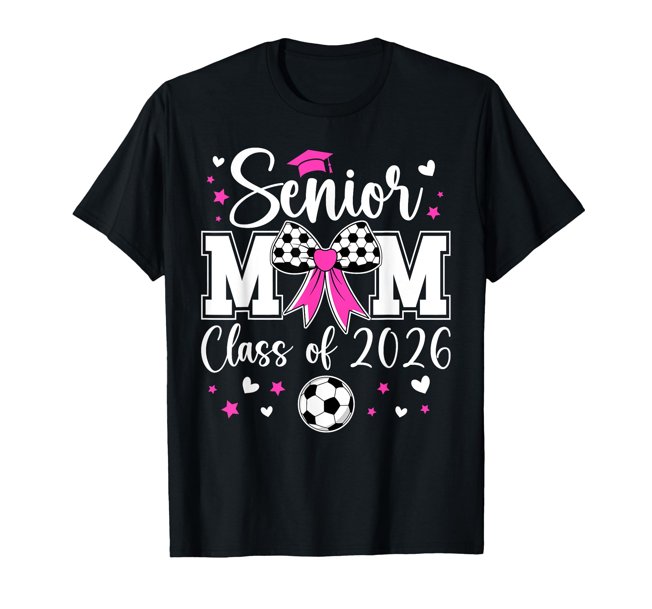 Soccer Senior Mom Class 2026 Soccer T-Shirt - Aesthetic Graphic Men Women