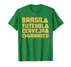 Camisa Brasil Brazil Soccer Jersey T-Shirt - Trendy Graphic for Adults