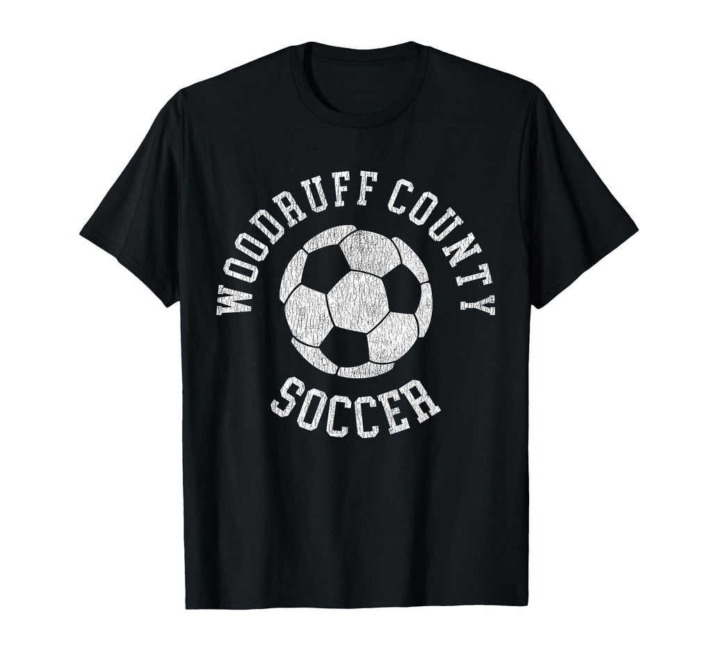Woodruff County Soccer Distressed 90S T-Shirt - Aesthetic Graphic Men Women