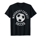 Woodruff County Soccer Distressed 90S T-Shirt - Aesthetic Graphic Men Women