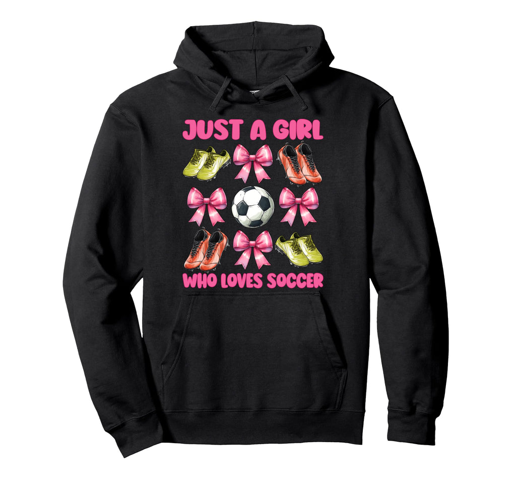 Just Who Loves Soccer Mom Mothers Day Hoodie - Trendy Graphic for Adults