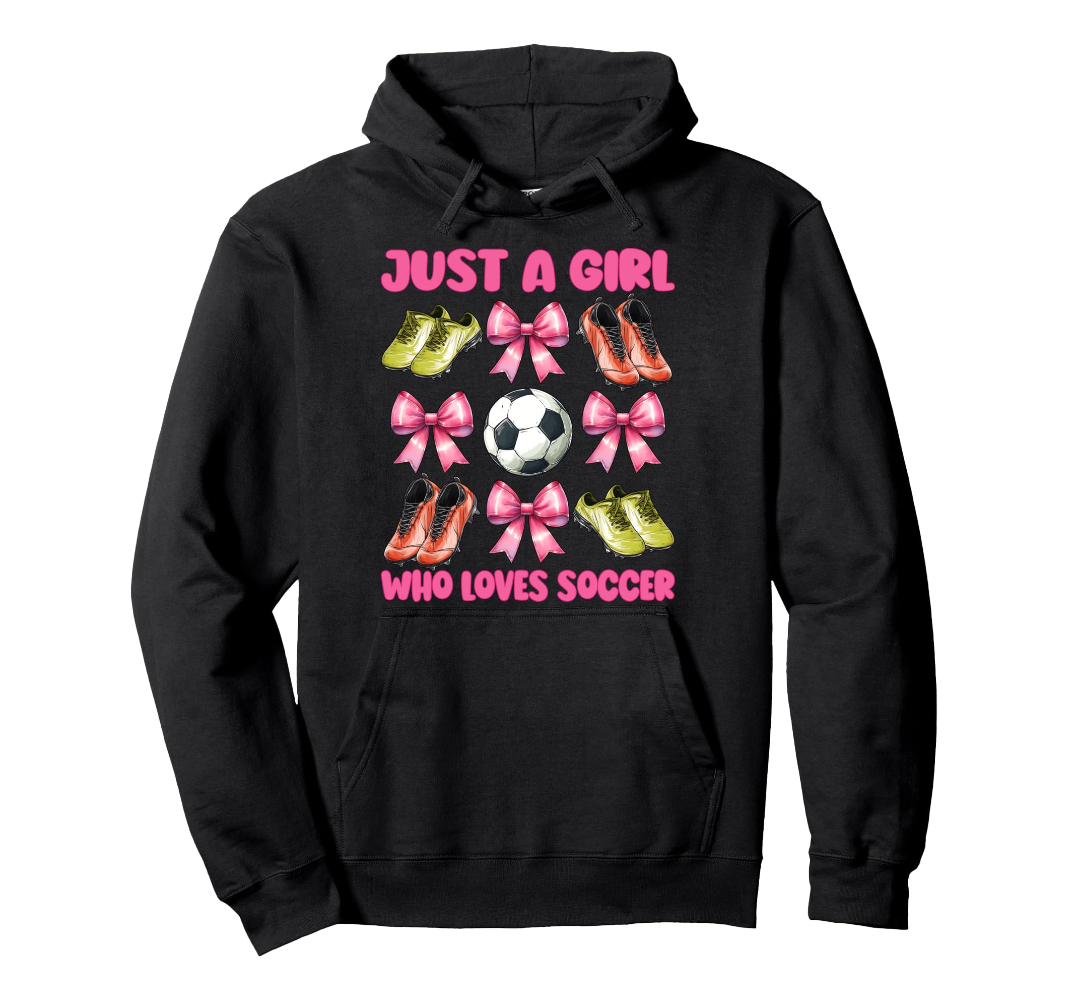 Just Who Loves Soccer Mom Mothers Day Hoodie - Trendy Graphic for Adults