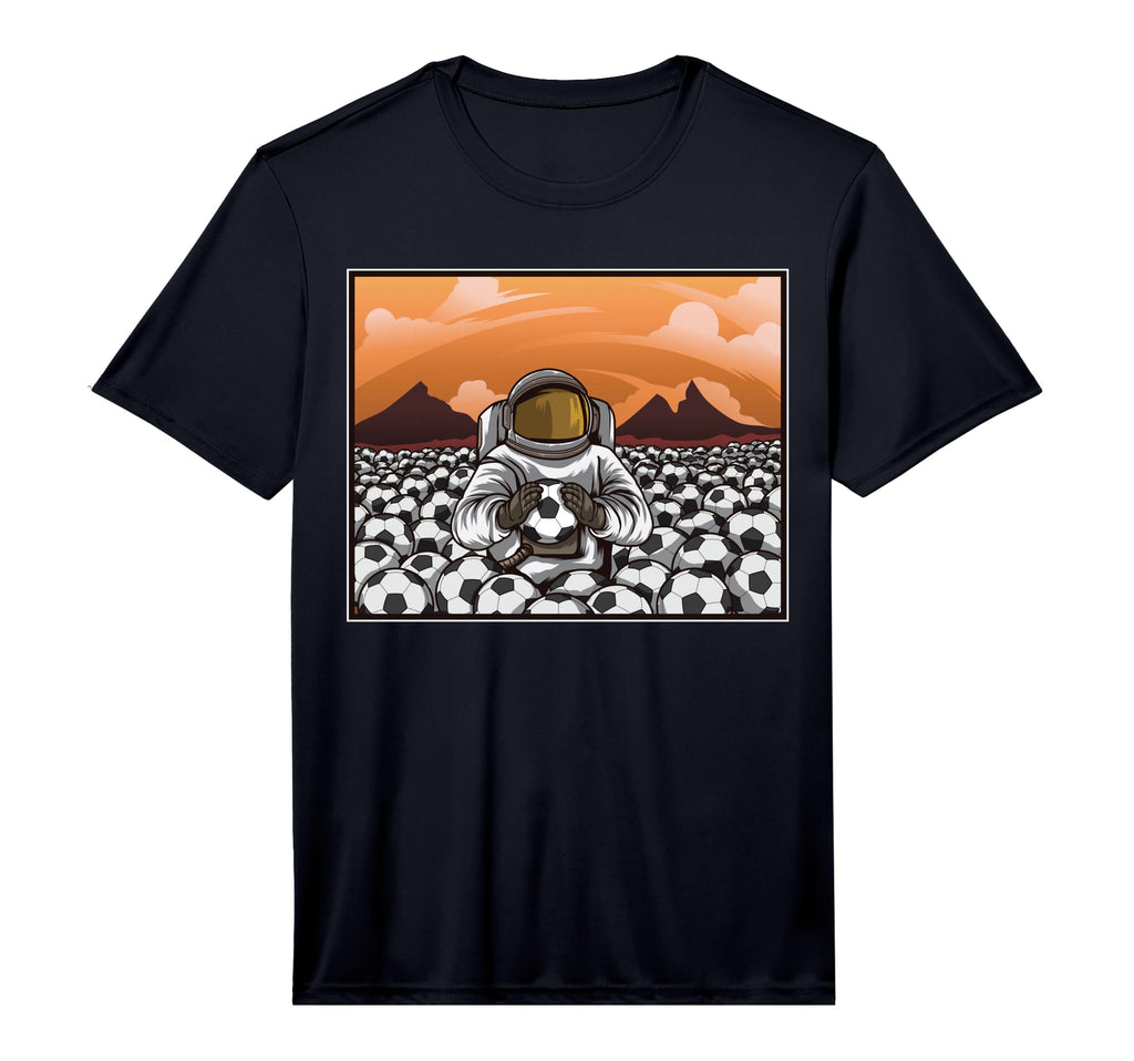 Soccer Sport Astronaut Mars Sea Soccer T-Shirt - Graphic Print Men Women