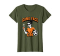 Game Face Proud Soccer Mom T-Shirt - Trendy Graphic for Adults