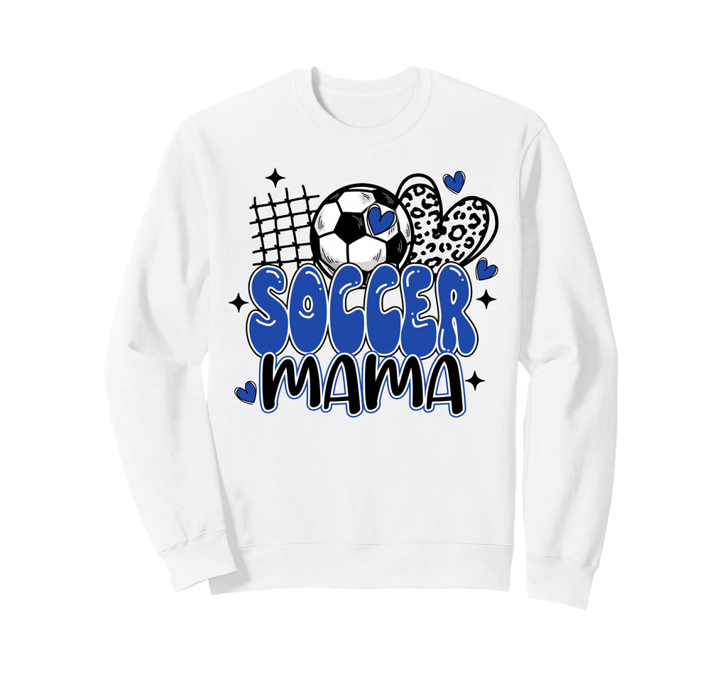 Soccer Mama Leopard Funny Sweatshirt - Fun Novelty Design for Adults