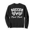 Soccer Maw Maw Matching Family Soccer Sweatshirt - Minimalist Print Unisex