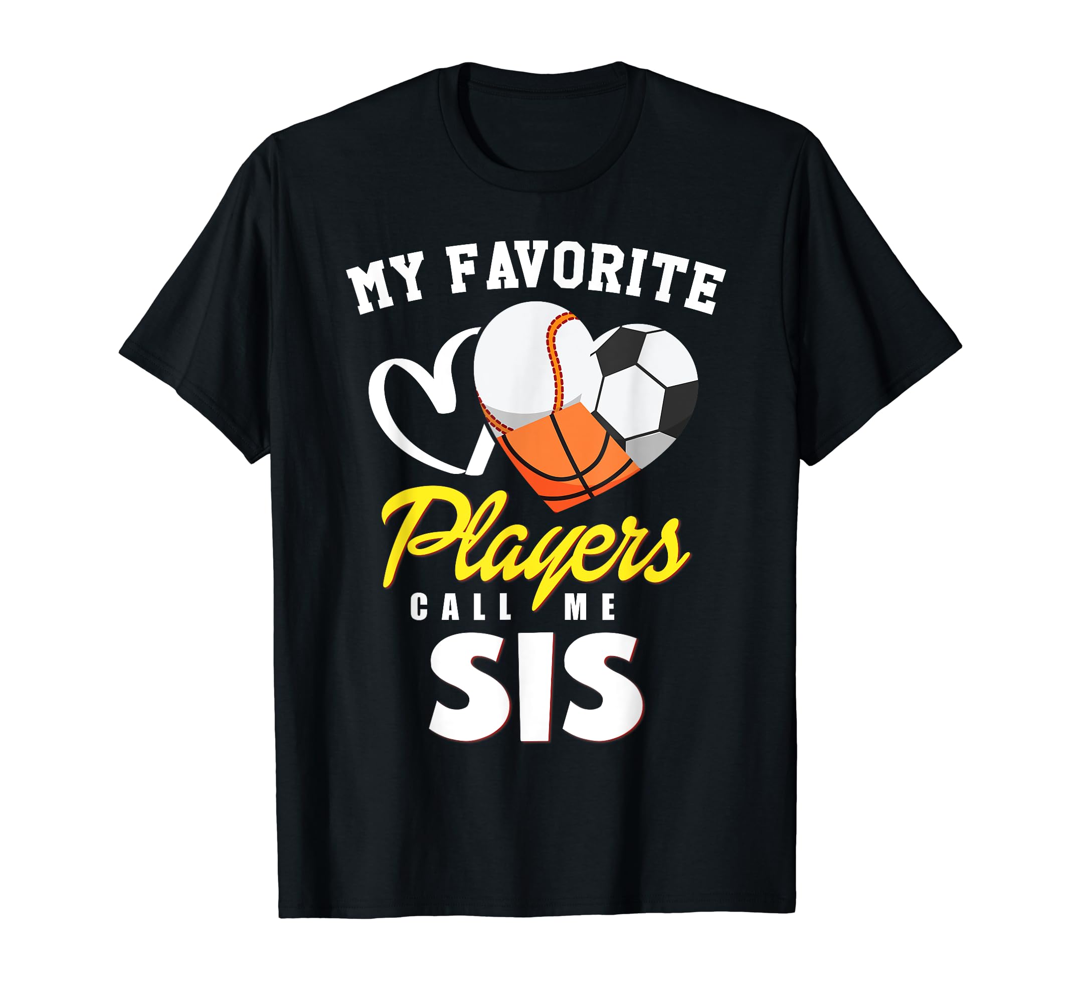 My Favorite Players Baseball Soccer T-Shirt - Trendy Graphic Men Women