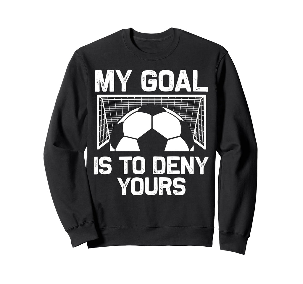 Soccer Goalie Art Gag Soccer Player Sweatshirt - Trendy Graphic Unisex