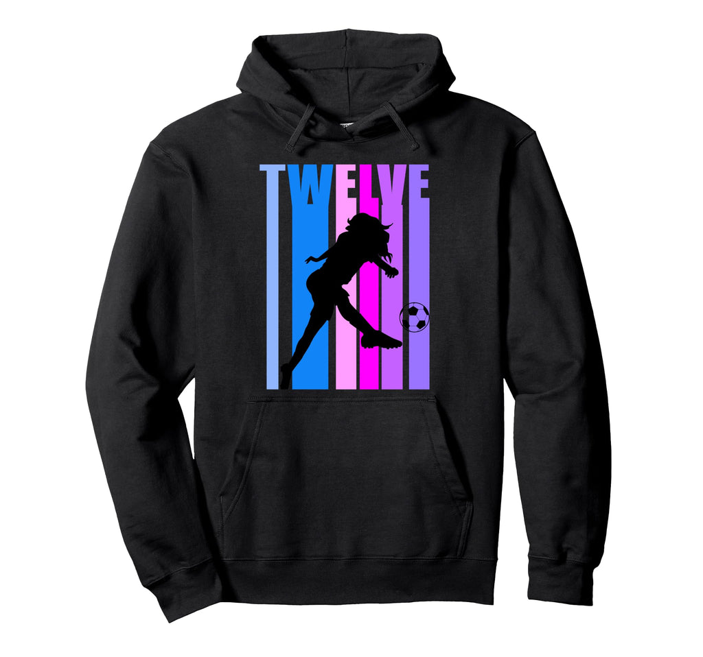 12Th Soccer Birthday Goals Score Plays Hoodie - Streetwear Style Men Women
