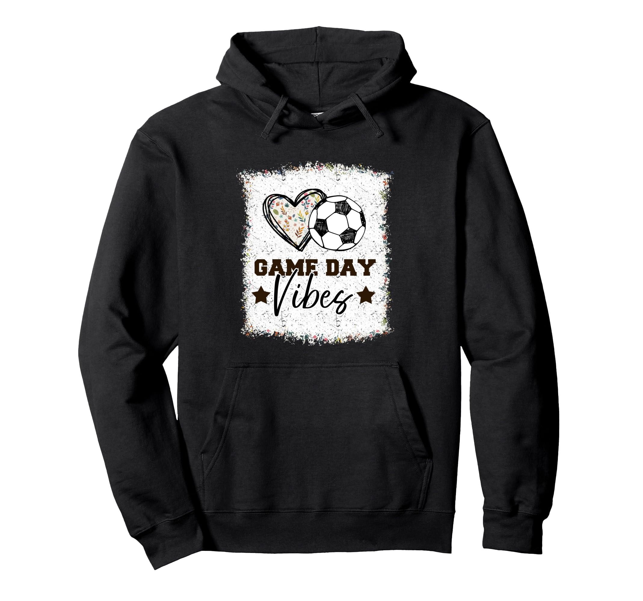 Soccer Soccer Game Day Vibes Soccer Hoodie - Novelty Apparel Men Women