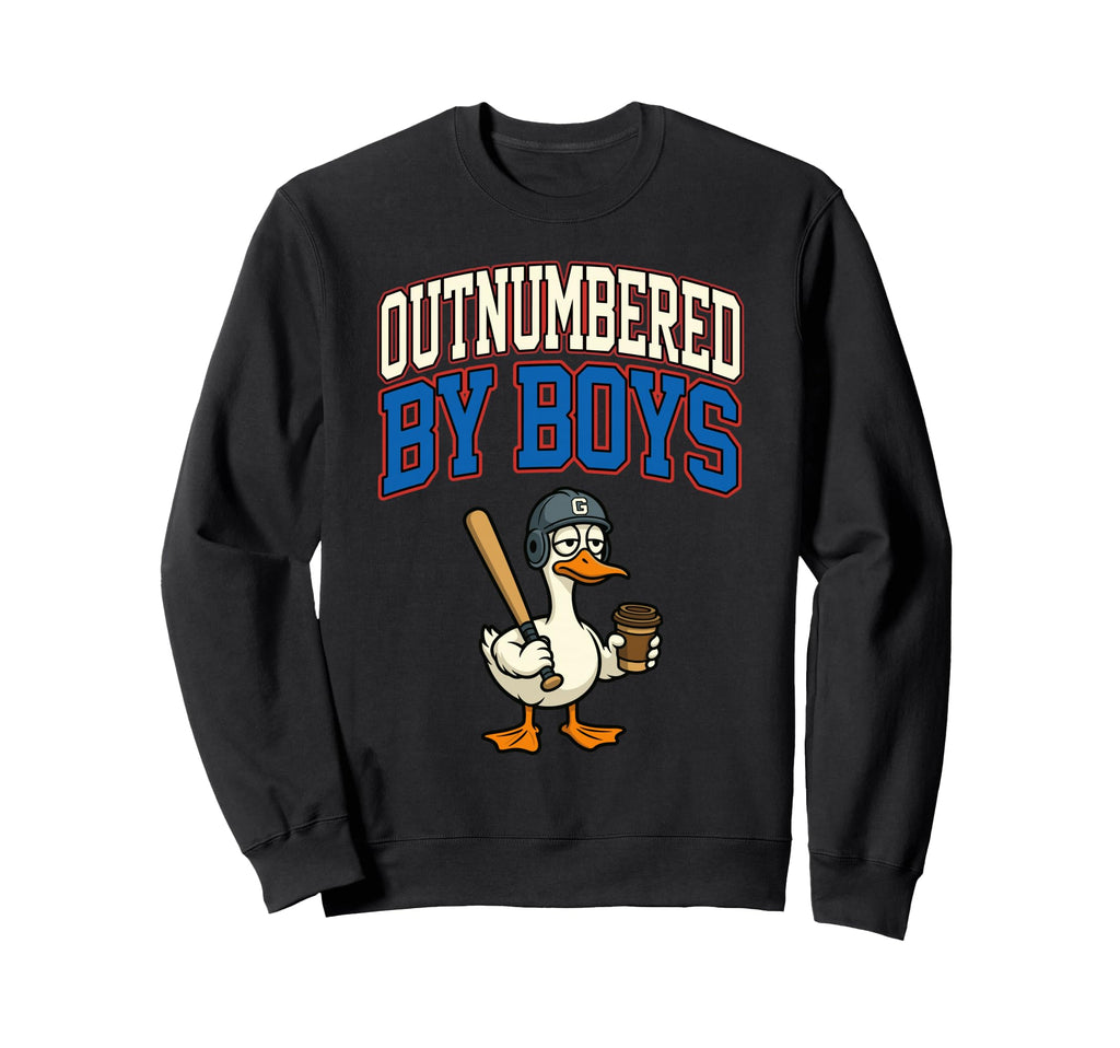 Funny Mom Goose Mothers Day Sweatshirt - Minimalist Print for Adults