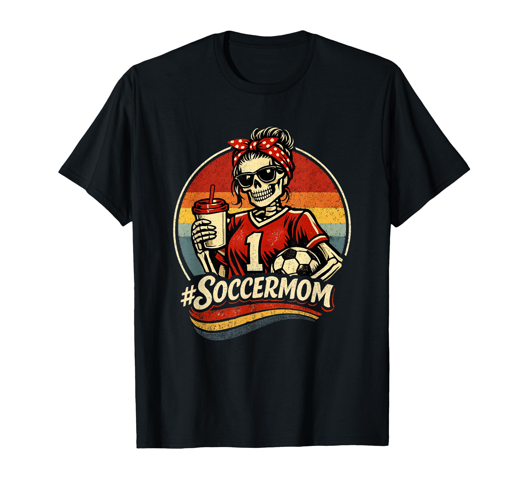 Womens Soccer Mom Soccer Mama T-Shirt - Minimalist Print Men Women