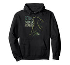 Eat Sleep Soccer Repeat Funny Soccer Player Hoodie - Unique Graphic Unisex