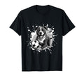 Staffordshire Bull Terrier Dog Playing T-Shirt - Graphic Print Men Women