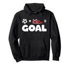 Funny Soccer Player Math Goal Lover Hoodie - Custom Art Print Men Women