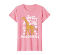 Giraffe Just Who Loves Giraffes T-Shirt - Unique Graphic Men Women