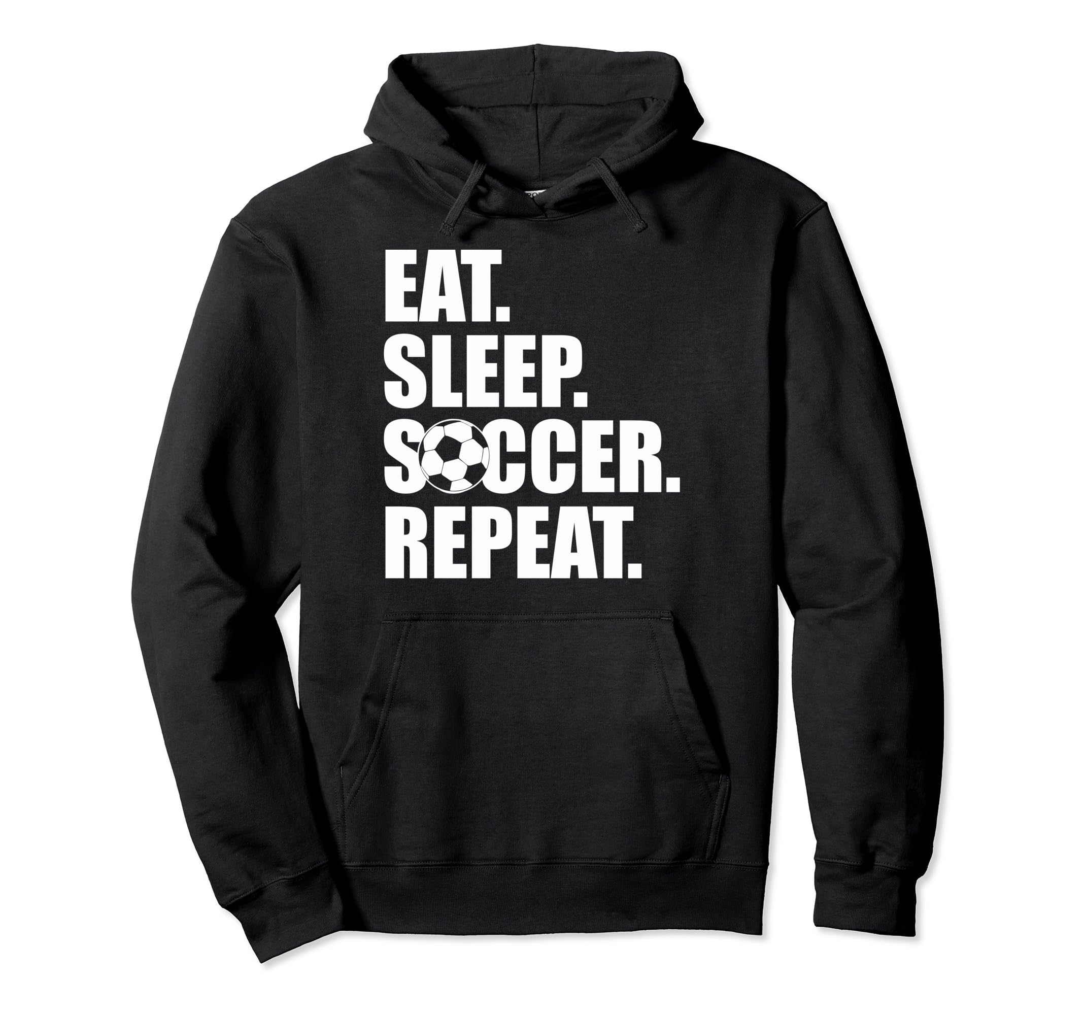 Eat Sleep Soccer Teams Soccer Fans Eat Hoodie - Unique Graphic Unisex