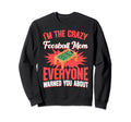 Crazy Foosball Mom Football Table Sweatshirt - Streetwear Style for Adults
