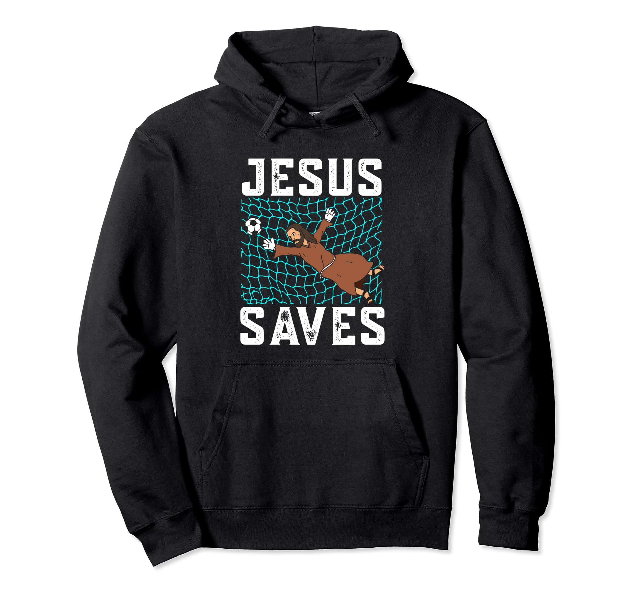 Jesus Saves I Christian Faith I Hoodie - Aesthetic Graphic for Adults