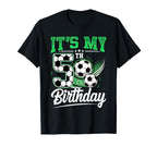 Its My 5Th Birthday Soccer Ball 5 Year T-Shirt - Trendy Graphic Men Women