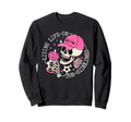 Living Life Sidelines Funny Sweatshirt - Custom Art Print for Adults