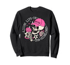 Living Life Sidelines Funny Sweatshirt - Custom Art Print for Adults