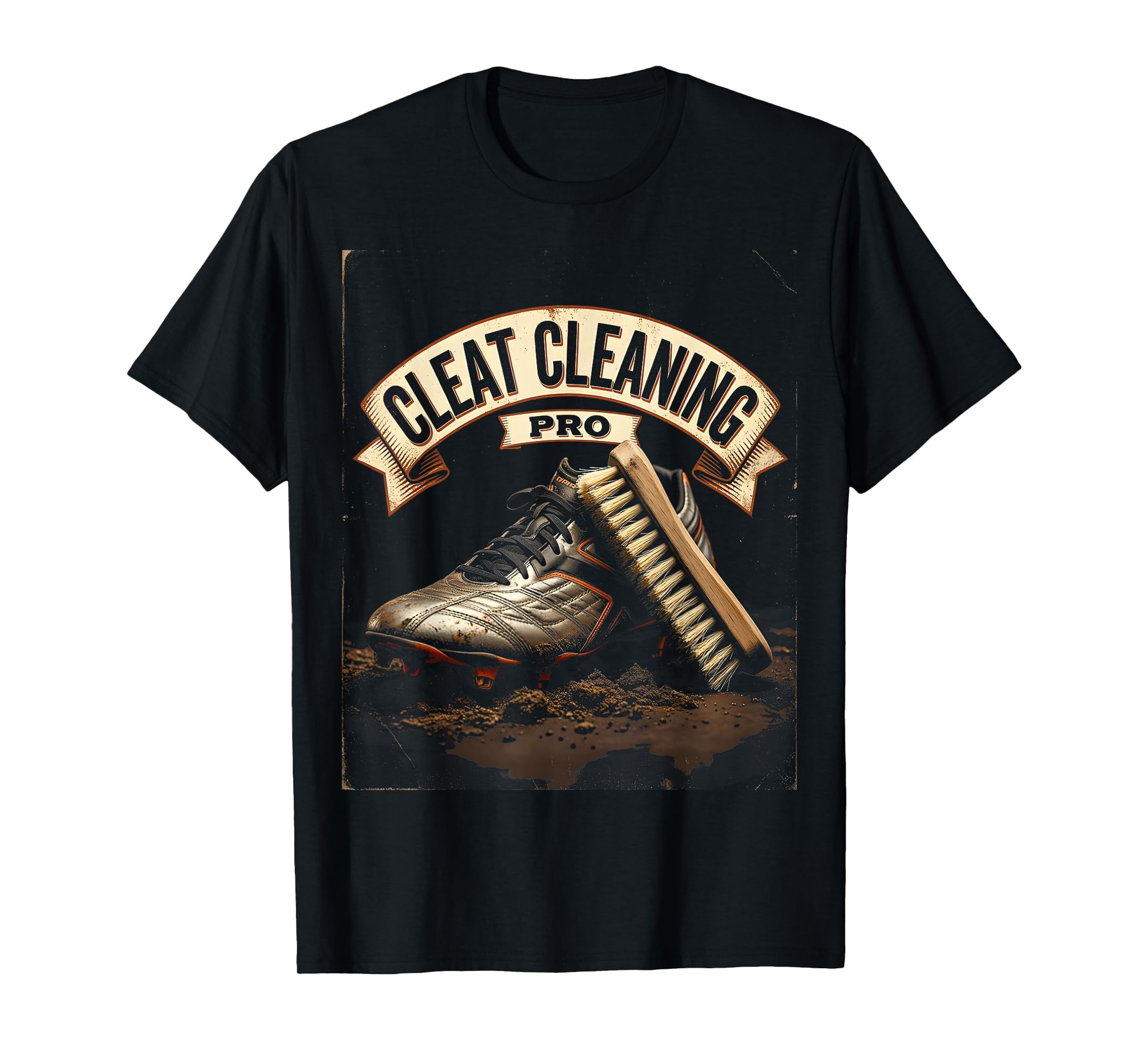 Cleat Cleaning Pro Funny Sports Mom T-Shirt - Trendy Graphic Men Women