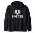 Love Soccer Heart Ball Play Gift Sports T-Shirt - Graphic Print Men Women