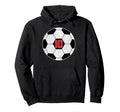 10 Years Old Soccer Player 10Th Birthday Hoodie - Novelty Apparel Unisex