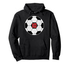 10 Years Old Soccer Player 10Th Birthday Hoodie - Novelty Apparel Unisex
