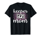 Proud Soccer Goalkeeper Mom Soccer T-Shirt - Graphic Print Men Women