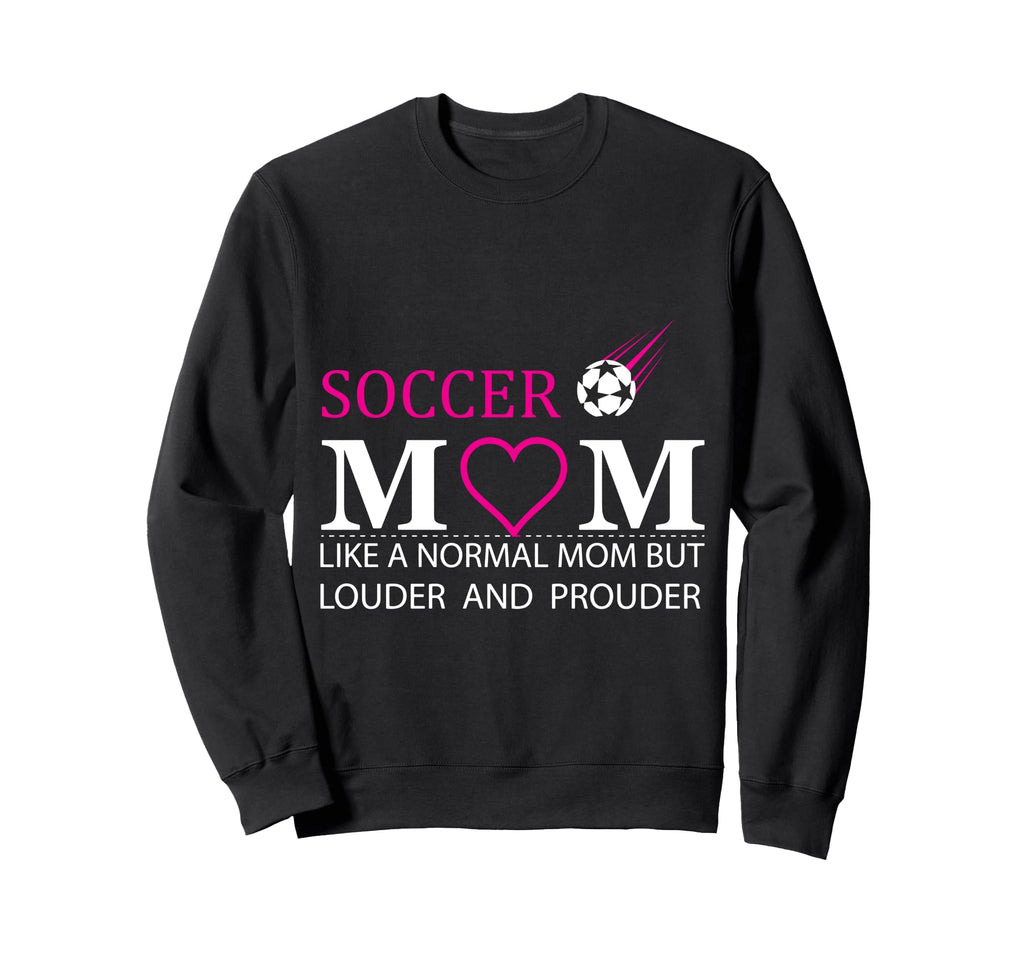 Soccer Mom Like Normal Mom But Sweatshirt - Trendy Graphic for Adults