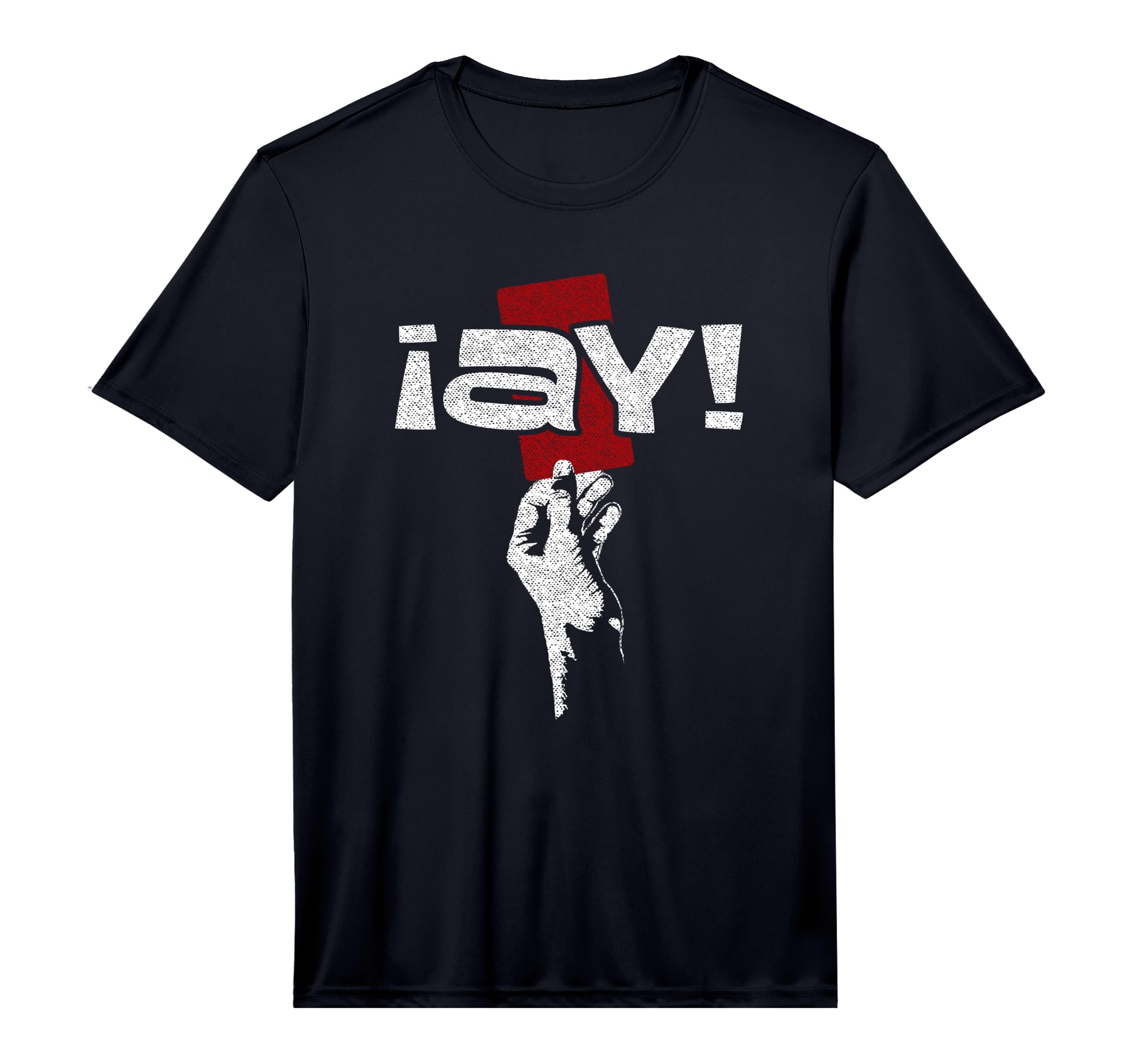 Funny Soccer Red Card Ay Funny T-Shirt - Casual Everyday Wear Men Women