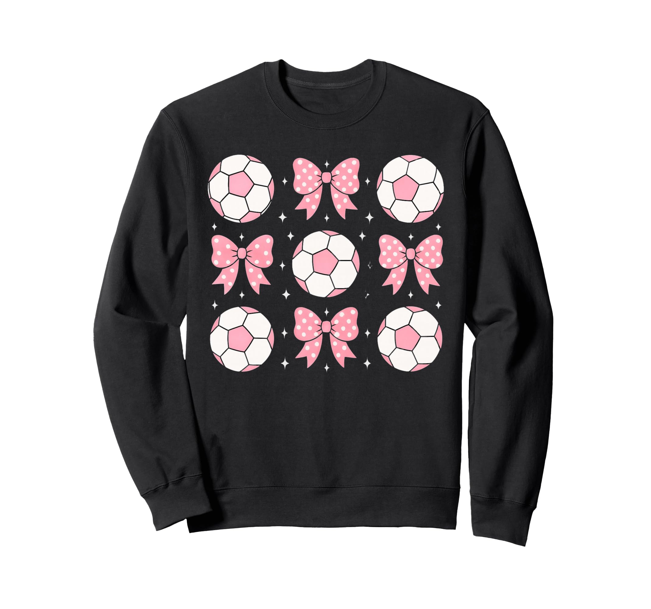 Soccer Coquette Bow Soccer Mom Sweatshirt - Unique Graphic for Adults