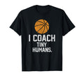 Basketball Coach Tiny Humans Sports Gift T-Shirt - Trendy Graphic Unisex
