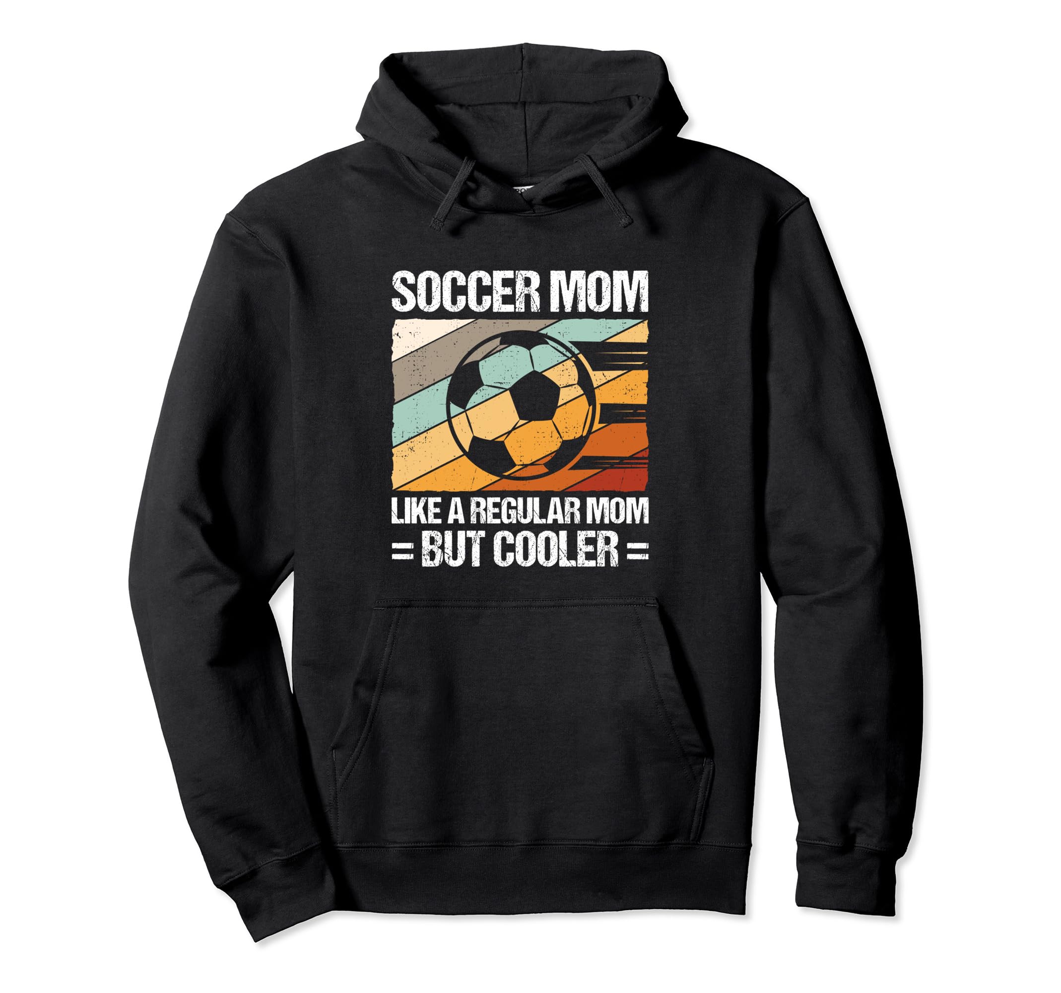 Soccer Mom Like Regular Mom But Cooler Hoodie - Aesthetic Graphic Unisex