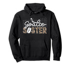 Ice Hockey Goalie Sister Hockey Keeper Hoodie - Minimalist Print Unisex