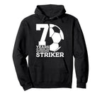 Soccer 7 Years Awesome Soccer Striker Hoodie - Novelty Apparel Men Women