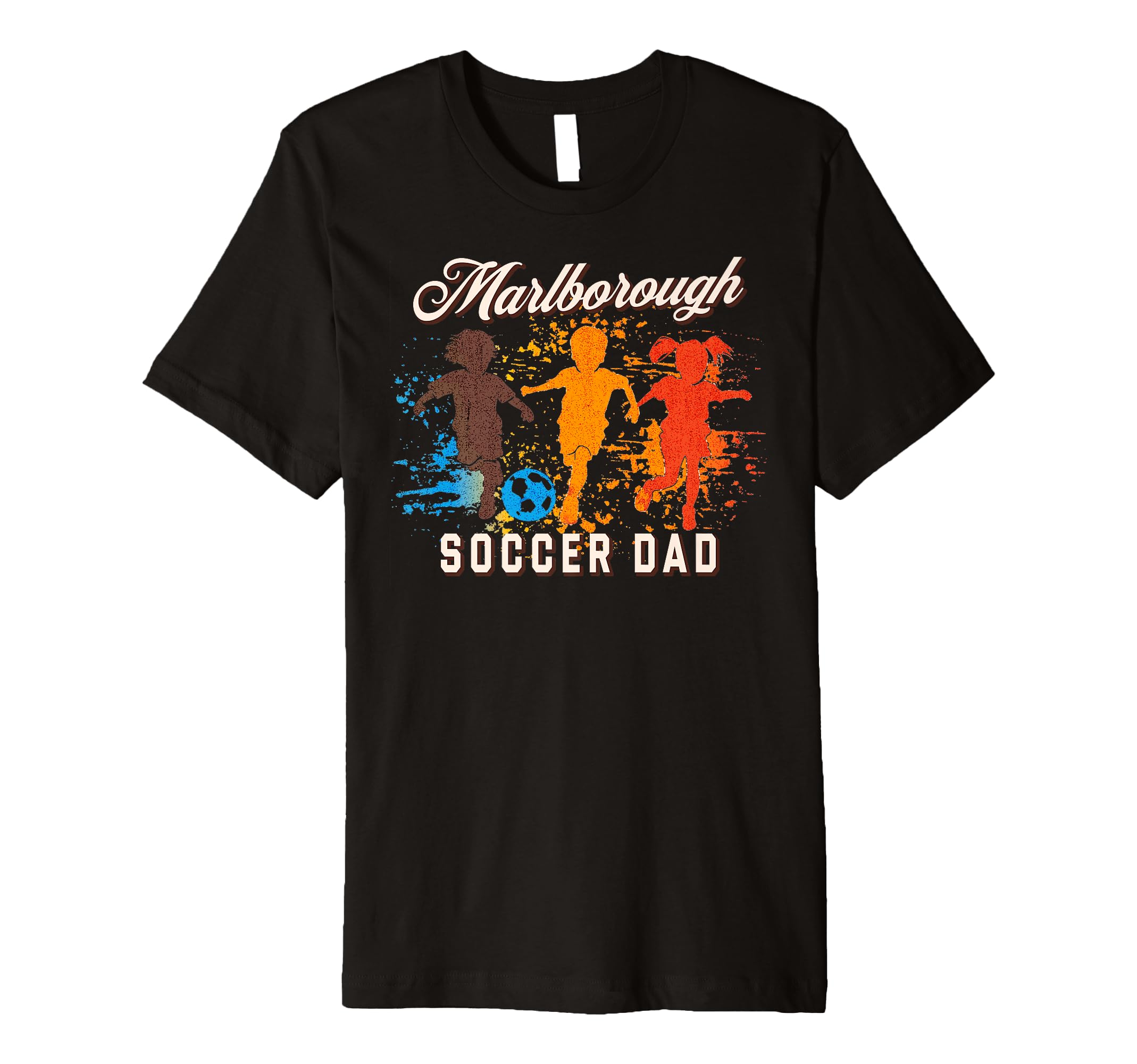 Mens Marlborough Soccer Dad T-Shirt - Unique Graphic Unisex