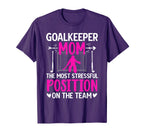 Field Hockey Goalkeeper Mom Funny Field T-Shirt - Custom Art Print Unisex