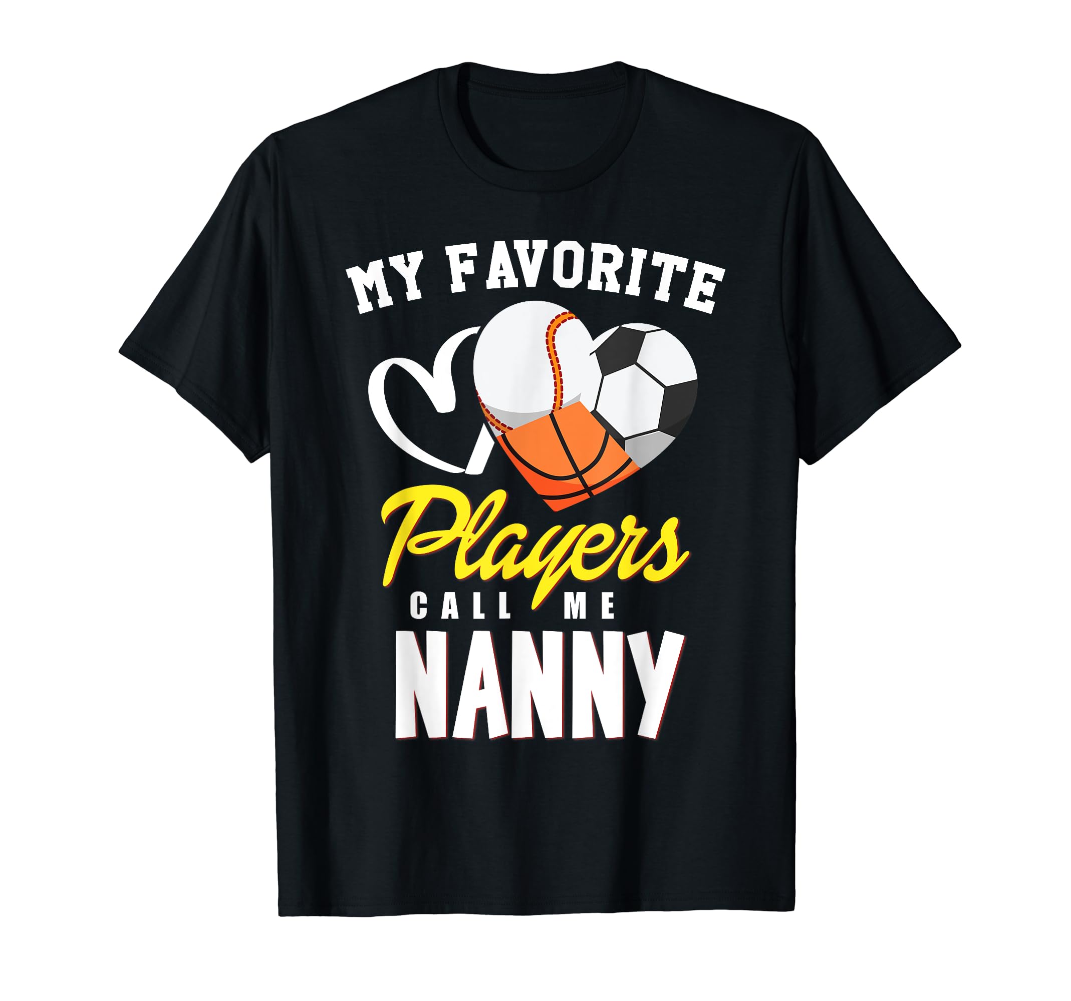 My Favorite Players Baseball Soccer T-Shirt - Unique Graphic Men Women