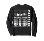 2026 Soccer Senior Brother Law Sweatshirt - Graphic Print for Adults
