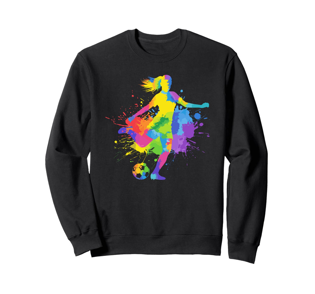 Colorful Football Sport Game Sweatshirt - Aesthetic Graphic for Adults