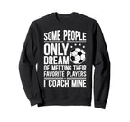 Soccer Coach Soccer Coaching Proud Sweatshirt - Unique Graphic Unisex