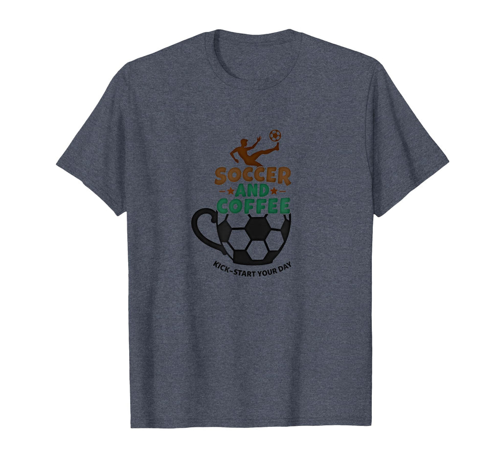 Soccer Mom Soccer And Coffee Kick Sweatshirt - Custom Art Print Men Women