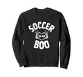 Soccer Is My Boo Skeleton Heart Hands Sweatshirt - Unique Graphic Unisex