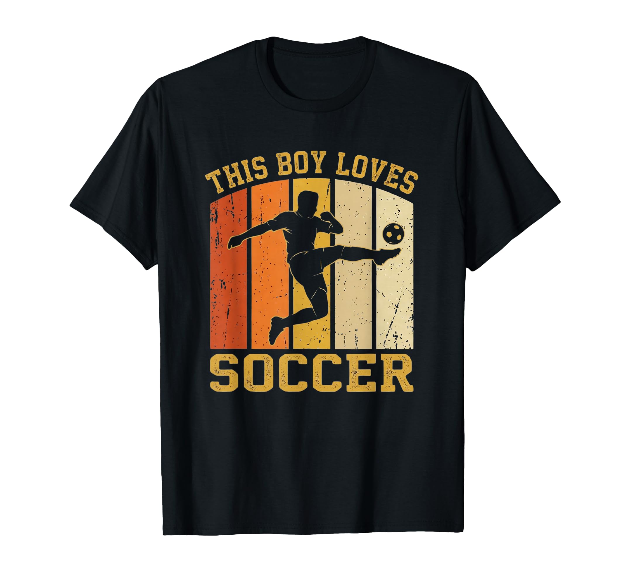 This Loves Soccer Player Kick T-Shirt - Novelty Apparel Men Women