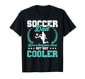 Funny Soccer Lover Dads Soccer Player T-Shirt - Minimalist Print Unisex