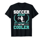 Funny Soccer Lover Dads Soccer Player T-Shirt - Minimalist Print Unisex